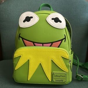 Loungefly, Disney Parks Muppets, Kermit The Frog mini backpack